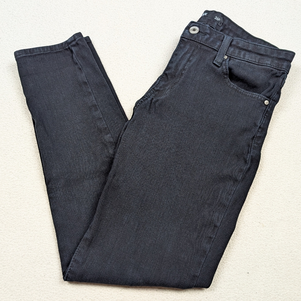 Just Black Jeans Women's Size 26 Petite Skinny Casual Stretch Normcore